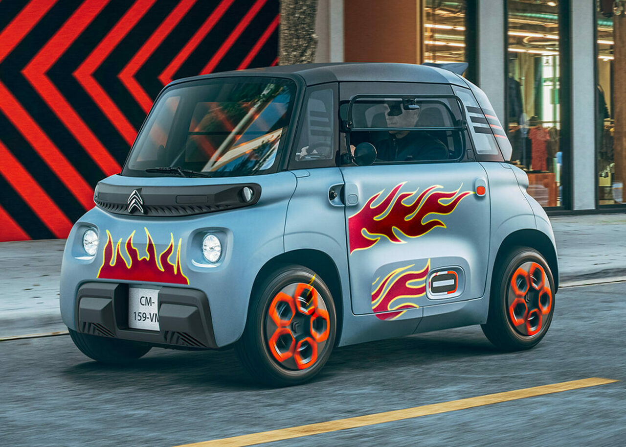 Citroën Ami, personalizzare è un gioco da “artisti”. Kit dedicati  all'elettrica da città con spazio alla fantasia dei cliente