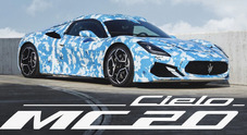Maserati, si chiamerà MC20 Cielo la nuova spyder del Tridente. La vettura sarà prodotta a Modena