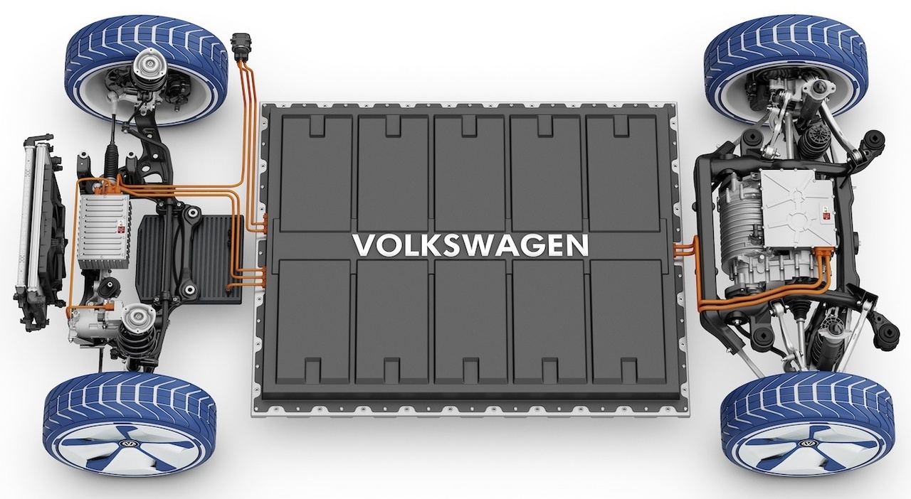 Una piattaforma elettrica della Volkswagen