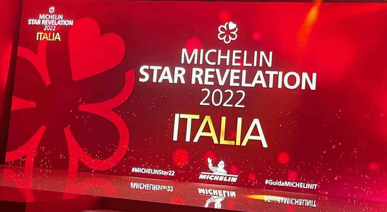 Un momento della serata di presentazione della nuova Guida Michelin 2022