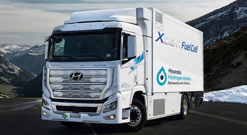 Un veicolo pesande di Hyundai alimentato ad idrogeno