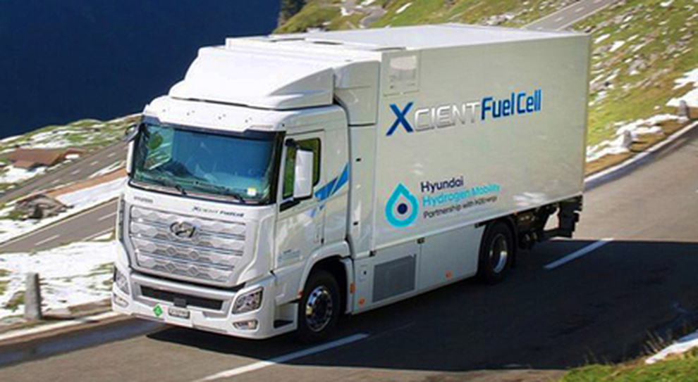 Camion a idrogeno di Hyundai
