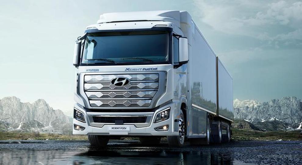 il camion a idrogeno Hyundai XCient Fuel