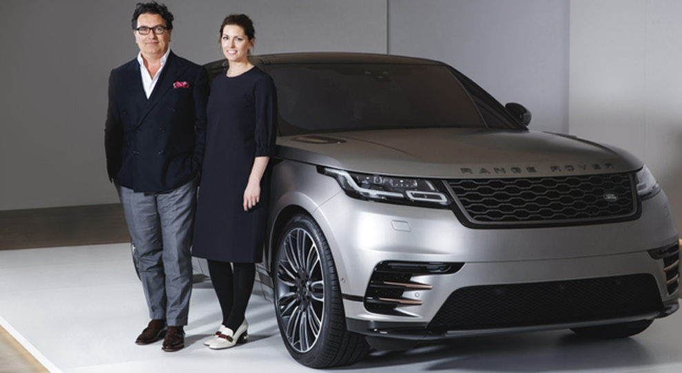 Amy e Massimo Frascella, designer della Range Rover velar
