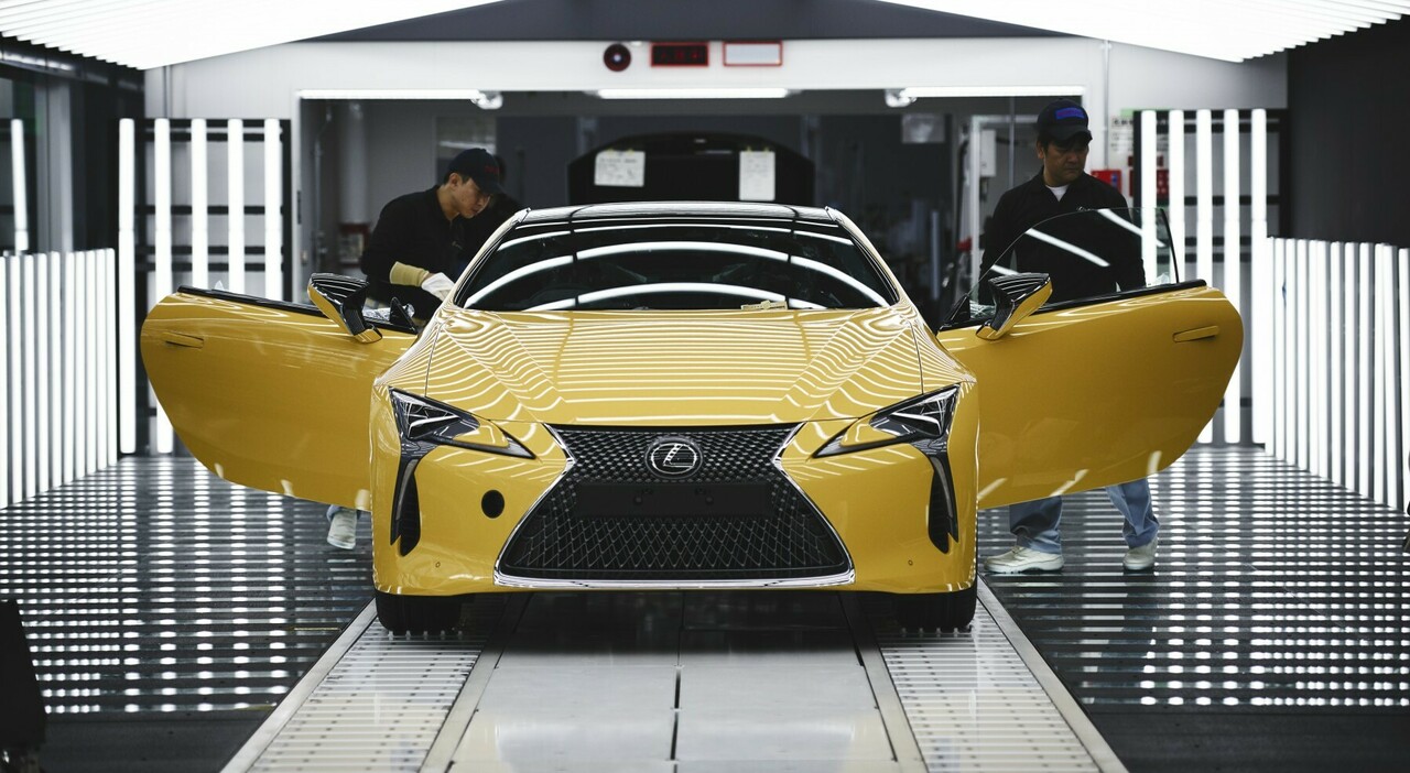 La produzione Lexus in Giappone