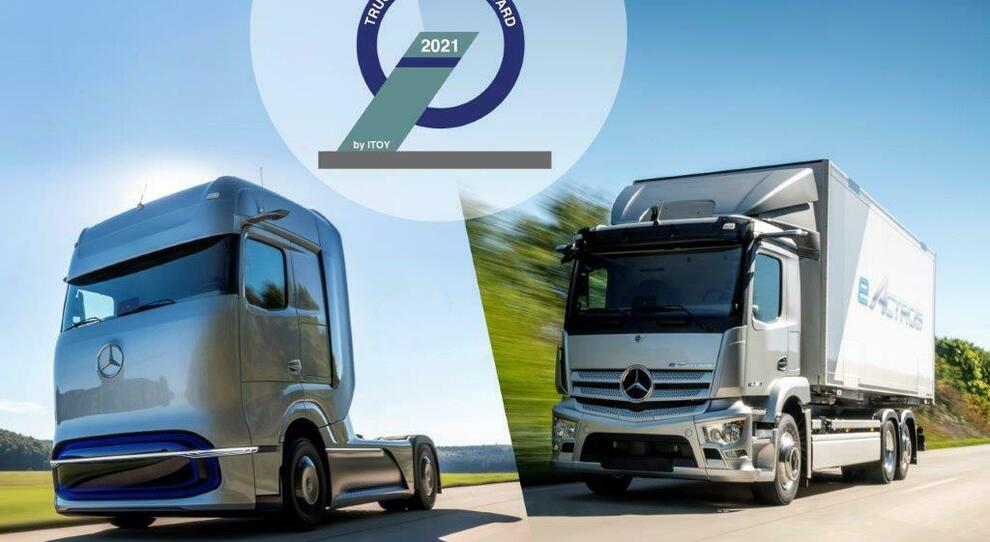Mercedes eActros e GenH2, i due camion premiati