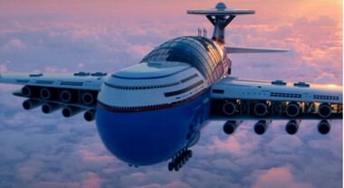 Sky Cruise, l'aereo hotel che non atterra mai: ecco il “Titanic del cielo”